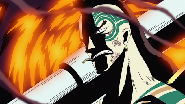 唸る燃焼砲!! ルフィVS戦鬼ワイパー